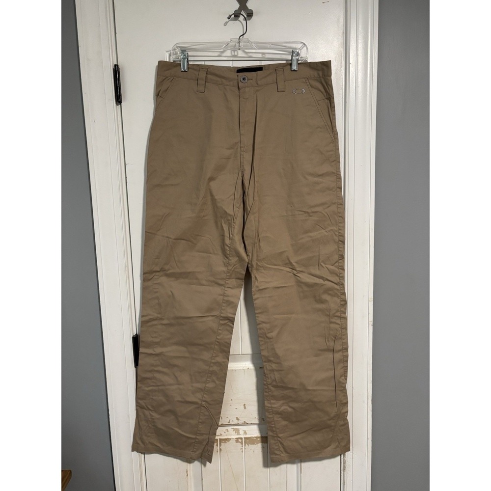 Oakley Men's Chino Cotton Pant Tan Y2K Size 36